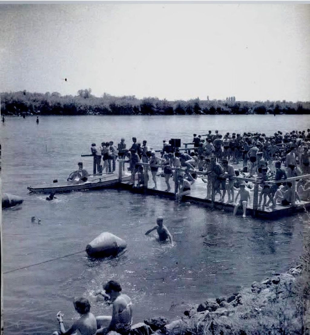 Kupalište na Savi oko 1955. godine